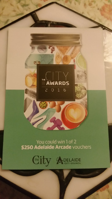 The city awards 2016